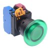 YW1L-A4E11Q4G Green 24V illuminated 22mm Mushroom Maintained Push Button Switch 1NO-1NC IP65 IDEC