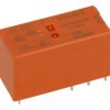 Przekaźnik; elektromagnetyczny miniaturowy; RT314012; 12V; DC; 1 styk przełączny; 16A; 250V AC; 8A; 30V DC; do gniazda; do druku