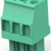PCB terminal, 3 pole, pitch 3.81 mm, AWG 30-14, 11 A, cage clamp, green, 1986374-3