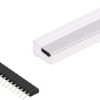 Socket header, 17 pole, pitch 2.54 mm, straight, BLLP7SMD17ZSM