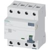 Siemens 5SV33446KK12 RCCB 4-pin 40A 0.03A 400V reliable shock protection