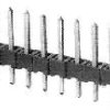 Pin header, 8 pole, pitch 2.54 mm, straight, green, 826926-8