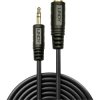 LINDY 35653 Premium Audio 3.5mm Jack Extension Cable, Black, 3m