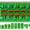 DIN Rail Mount DC 5-32V 10 Position Pluggable Screw Terminal Block Power Distribution Module