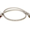 Kabel krosowy patchcord S/FTP (PiMF) kat.6 LSZH szary 0,5m 50885