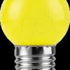 L027241224 LED bulb, E27, 1 W, yellow