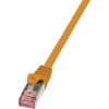 LogiLink CQ2028S Cat.6 S/FTP Patch Cable 0.5m Orange Flame-retardant