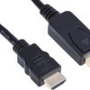 Kabel DisplayPort długość 5m B: HDMI A: Display Port RS PRO 1080p
