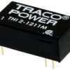 DC converter, 21.6-26.4 VDC, 2 W, 1 output, 15 VDC, 66 % efficiency, THI 2-2413M