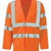 Waistcoat Long Sleeved Orange Flame Reda