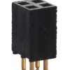 Samtec Gniazdo PCB SSW 4 -pinowe 2-rzędowe raster: 2.54 mm Otwór przelotowy Płytka-płytka Lutowie Prosty