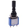 5639AGB3VX408 APEM Black On-Off-On Locking 6.35mm Miniature Toggle Switch SPDT 4A 30VDC