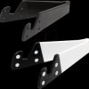 AA0039W Foldable smartphone and tablet stand, black / white
