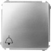 Simon Basic Przycisk /Dzwonek/, Szybkozłącza, Stal Inox Bmd1.01/21