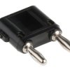 Adapter z wtykiem bananowym Męski Śruba typ Wtyk bananowy Czarny 15A Fluke