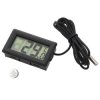 Termometr panelowy LCD od -50 do 70*C czarny BLOW TH001 / 50-310