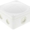 Cable junction box, no. of entries: 4, 4.0 mm², white, IP66/IP67, 10105598