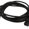 SCHAFFNER-817416 Kabel IEC C19 żeński 5m z blokadą IEC LOCK