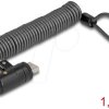 20917 Laptop Security Coiled Cable, USB Type-A, Key Lock