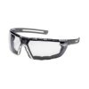 uvex 9199180 x-fit safety glasses UV protection Grey EN 166/170