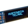 Wyświetlacz OLED 0,91 I2C 3-5V SSD1306 niebieski