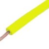LGY1X0.5Y Linka miedziana w pojedynczej izolacji (cena za mb) żółta, 0.50mm2, napięcie 300V