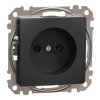 SEDNA DESIGN & ELEMENTS Gniazdo pojedyncze bez uziemienia 2P antracyt czarny SDD114035 SCHNEIDER ELECTRIC