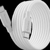 265853 USB data and charging cable, USB-C/USB-C, white, self-retracting