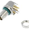 Złącze M8, męskie, PIN:3, gniazdo, kątowe 90, 30V M8S-03PMMR-SF8001