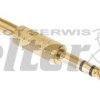 Wtyk Jack 6,3mm stereo metalowy złocony