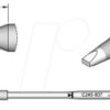 C245807 C245 soldering tip, chisel-shaped, C245807/2.2 x 1.0 mm, straigh