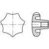 TOOLCRAFT Uchwyt krzyżowy 6 mm odlew 138249 10 szt. (Ø x D) 32 mm x 6 mm