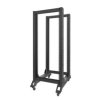 Stojak instalacyjny OPEN RACK 19 LANBERG 27U 600x800 czarny OR01-6827-B
