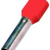 Intercable 180750 Końcówka rurkowa 1 mm² z częściową izolacją czerwony 1 szt.