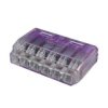 Konektor szybkozłączka QLX6 6x2mm2 transparentna NICHIFU 1szt.
