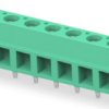 PCB terminal, 9 pole, pitch 5.08 mm, AWG 30-16, 13.5 A, cage clamp, green, 282837-9