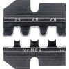 Matryca do zaciskarki Złącza kabli solarnych MC4 Knipex Szczypce uniwersalne do zagniatania - 97 43 200