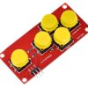 MODUŁ KLAWIATURY 5 PRZYCISKÓW DO ARDUINO UNO ANALOGOWY (ARD-KEY5)