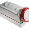 Gniazdo przemysłowe dużej mocy IP67 3PN+E 32A Scame 415 V Gniazdo