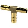 T hose connection nozzle, 10 bar, brass, for hose, 134506