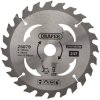 Draper 25879 TCT Cordless Construction C/Saw Blade-Wood-Composites 165x20mm 24T
