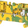 Terminal block, push-in connection, 1.5 mm², 3 pole, 6 kV, green/yellow, 2482230000