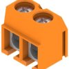 PCB terminal, 2 pole, pitch 5 mm, AWG 26-14, 15 A, screw connection, orange, 1791610000