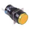 AL6M-P4PAC Amber 16mm 24V Round Pilot Light IP65 IDEC