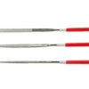 Zestaw 3 szt. pilników diamentowych 3 X 140 x 50