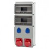 Rozdzielnica CAJA 20M gniazda 2x32A 5p, 2x230V IP44
