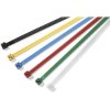 Cable tie, releasable, PA, (L x W) 195 x 4.8 mm, bundle-Ø 2 to 50 mm, blue, -40 to 150 °C, 115-00006