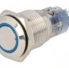 Przełącznik: wandaloodporny Poz: 2 DPDT 0,5A/220VAC 1A/24VDC LAS2-GQF-22ZE/B/12VDC