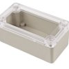 Obudowa ogólnego użytku ABS szerokość zew. 50 mm długość zew. 95 mm wys. zew. 40 mm Hammond IP65 Jasnoszary