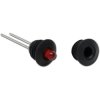 Socket, soft neoprene, black, for LED 3 mm, BYB-1-31G1572